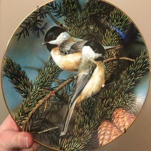 Chickadees W.L George Collectable plate.